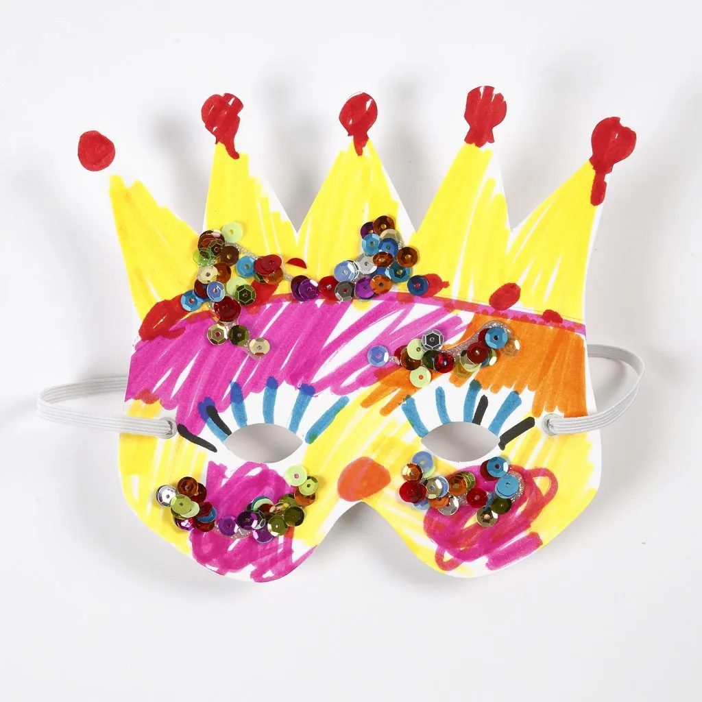 Mal Fastelavnsmasker